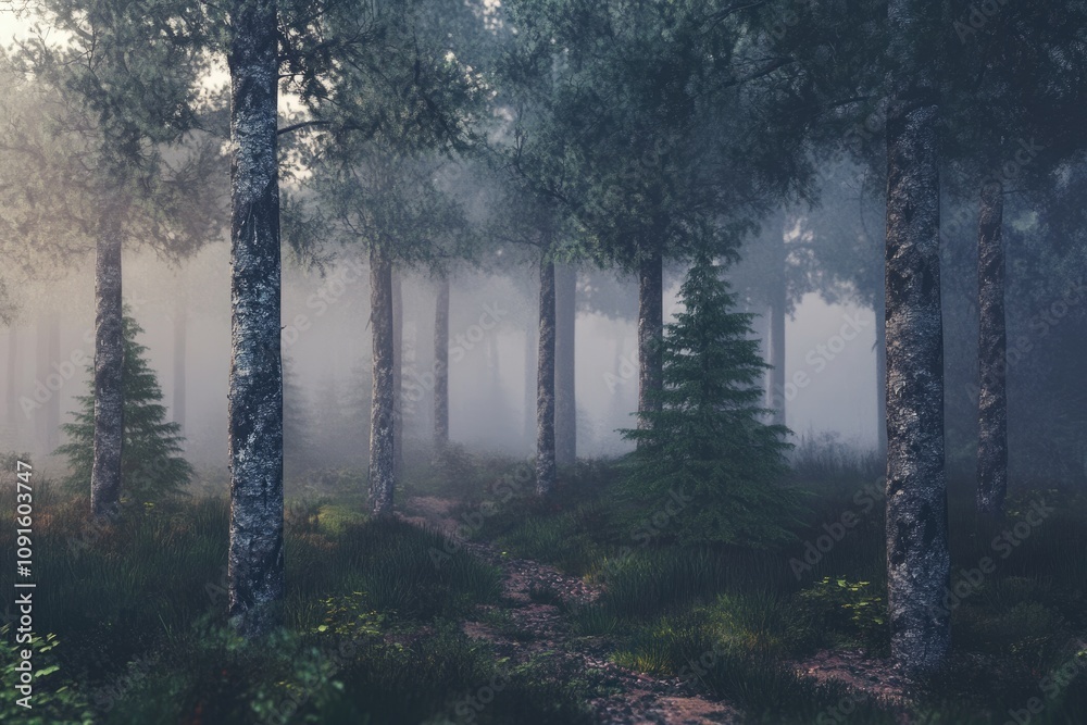 Obraz premium vivid fog background