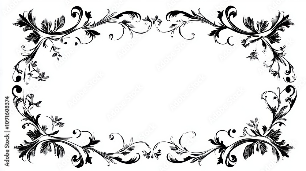 Blank frame template vector illustration Blank frame template vector illustration