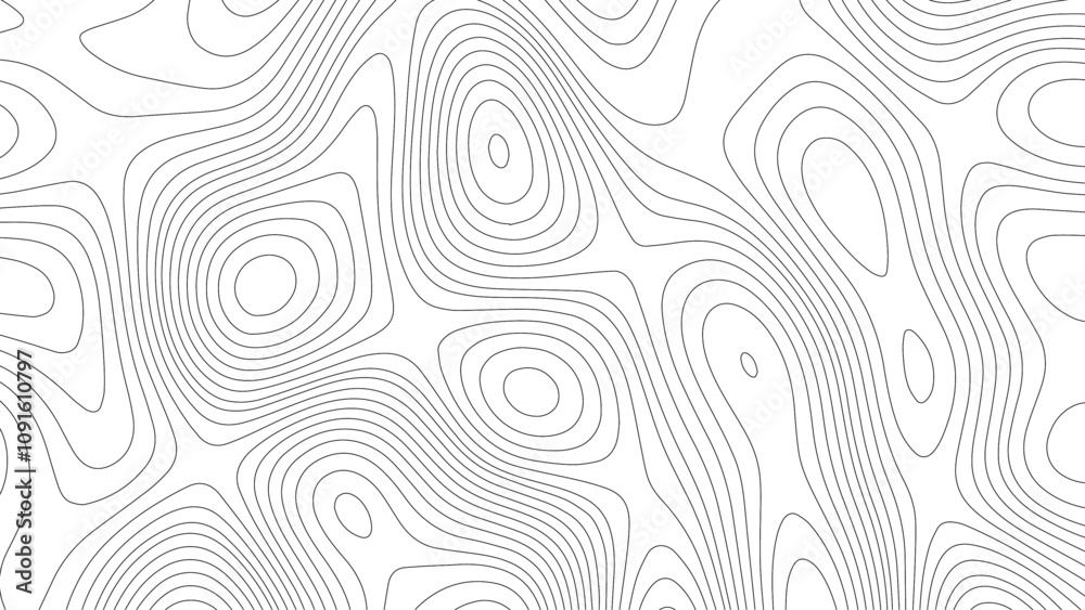 Fototapeta premium Topography and geography map grid abstract backdrop. topographic map. Geographic contour map. Abstract outline grid. vector illustration