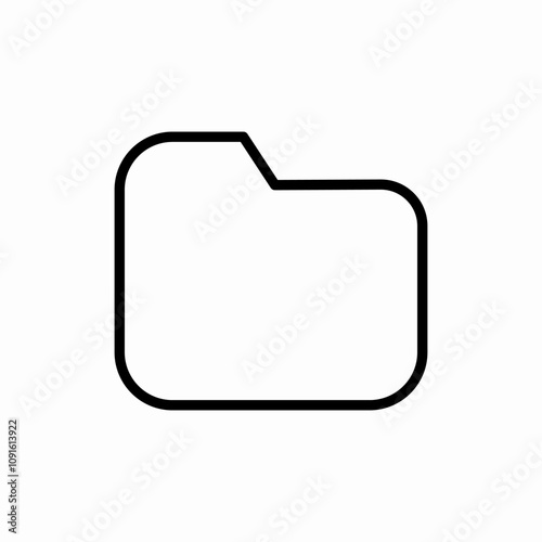 file folder icon sign vector