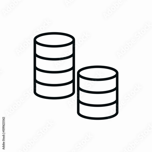 coin cent money icon vector sign
