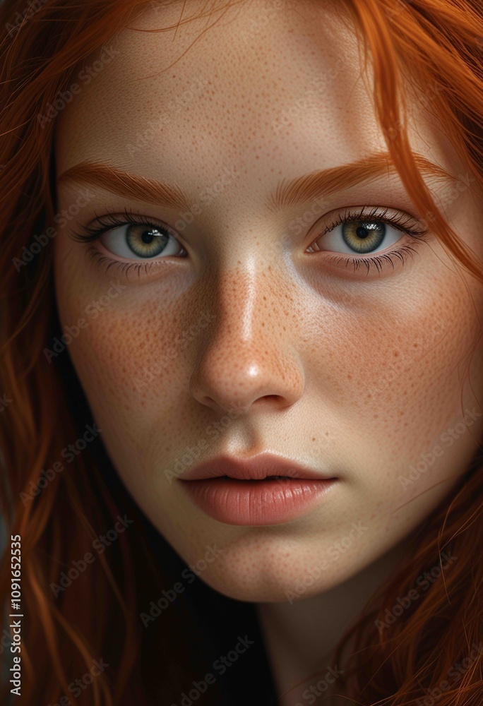 Fototapeta premium close up portrait of a woman
