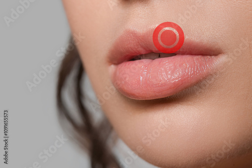 Beautiful young woman with ...