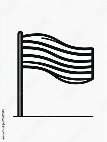 No flag, gender icon. Simple thin line, outline of 8 march ban, prohibition, embargo, interdict, forbiddance icons for ui and ux, website or mobile application on white background photo