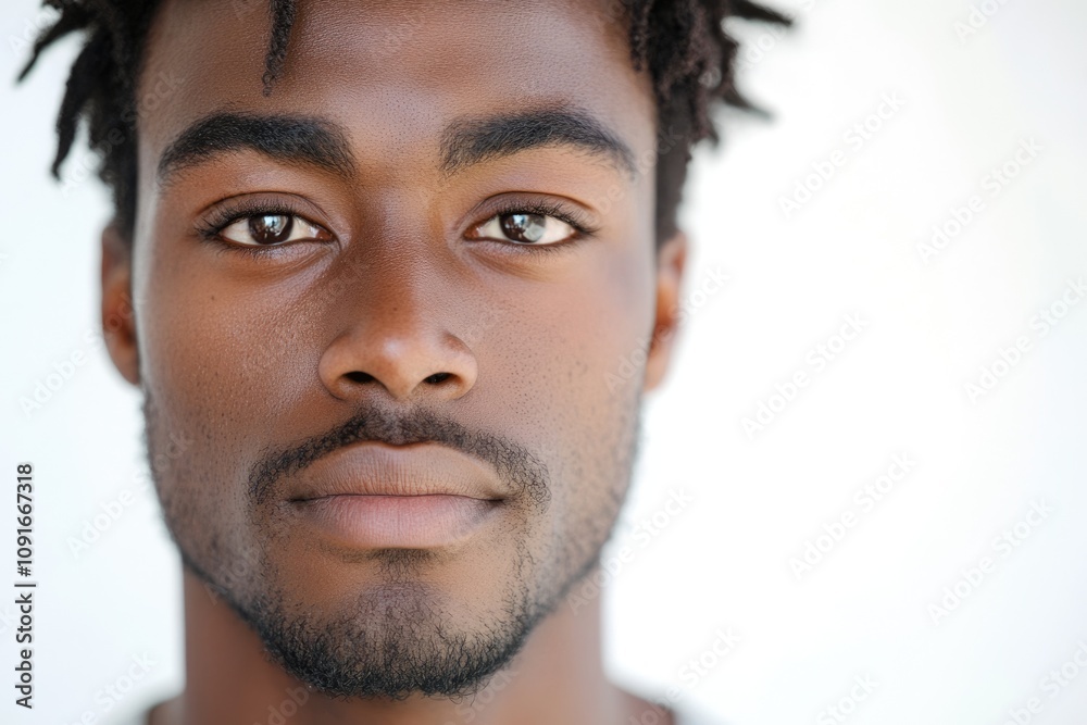 Obraz premium close up portrait of young smiling handsome guy