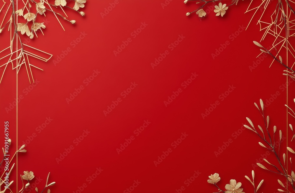 Elegant geometric decorations create a festive atmosphere for celebrations and events
