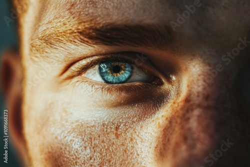 close up portrait of young smiling handsome guy