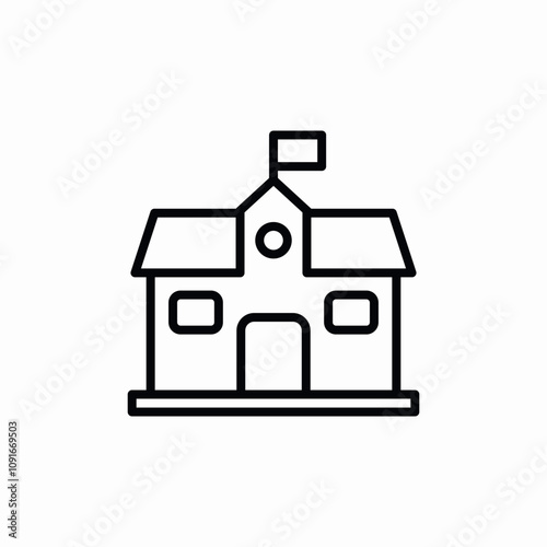 school knowledge icon sign vector