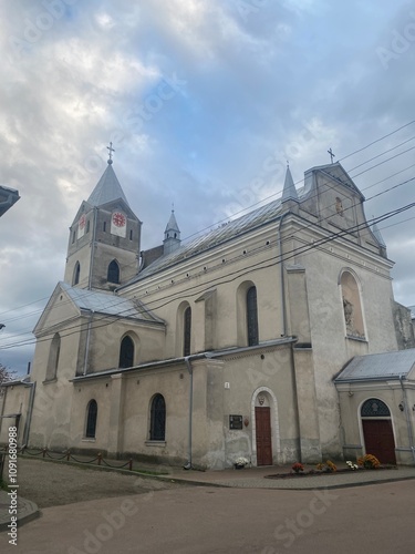 church of st nicholas, Mostyska, Ukraine photo