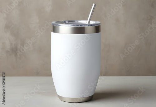 Wine Glass Tumbler Mockup