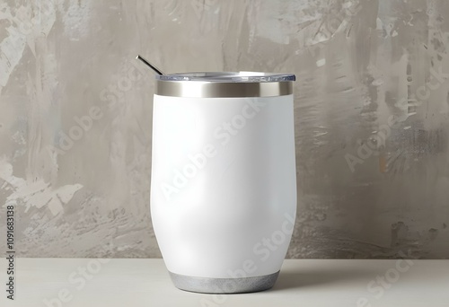Wine Glass Tumbler Mockup