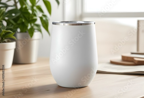 Wine Glass Tumbler Mockup