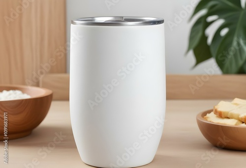 Wine Glass Tumbler Mockup