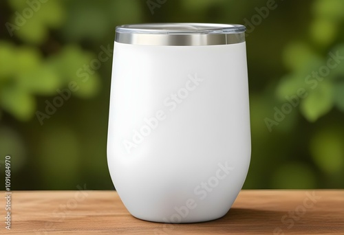 Wine Glass Tumbler Mockup