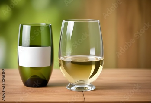 Wine Glass Tumbler Mockup
