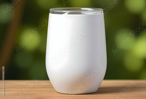 Wine Glass Tumbler Mockup