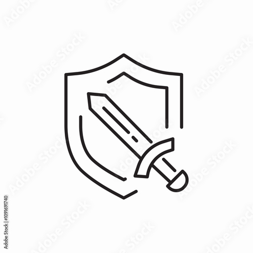 role playing security icon sign vector