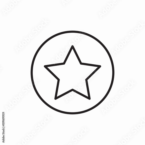 star sticker icon sign vector