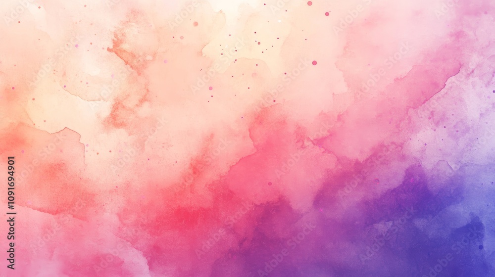 Obraz premium Abstract Watercolor Artistic Background for Creative Projects Generative AI