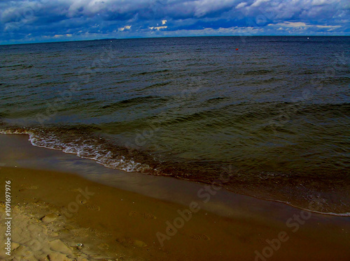 Obraz na płótnie Sturm über der Ostsee w salonie