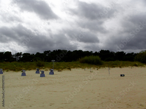 Obraz na płótnie Sturm über der Ostsee w salonie