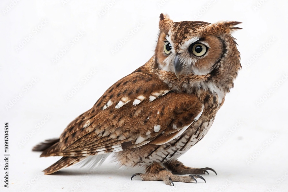 owl isolated on white background owl isolated on white background