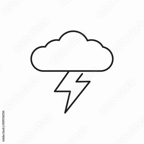 stormy weather icon sign vector