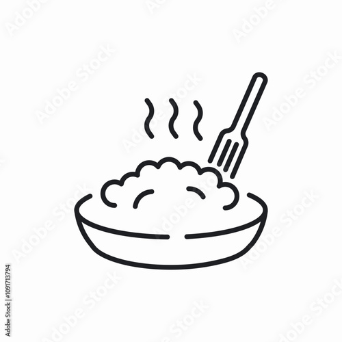 hot food plate icon sign vector