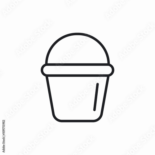kitchen basket icon sign vector
