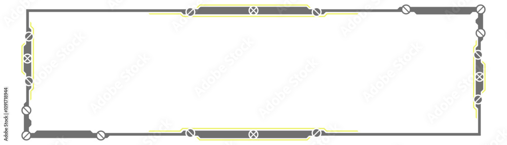 Obraz premium Modern Graphic Box Frame and Line