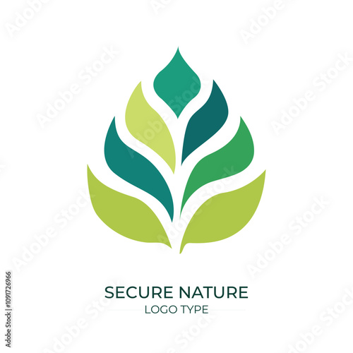 Nature Secure Logo template 