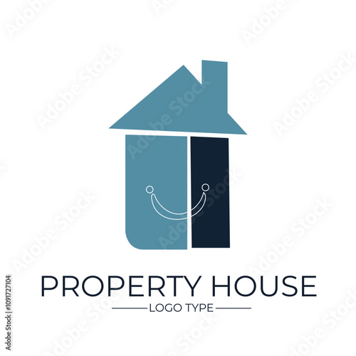 This is real estate house logo template design