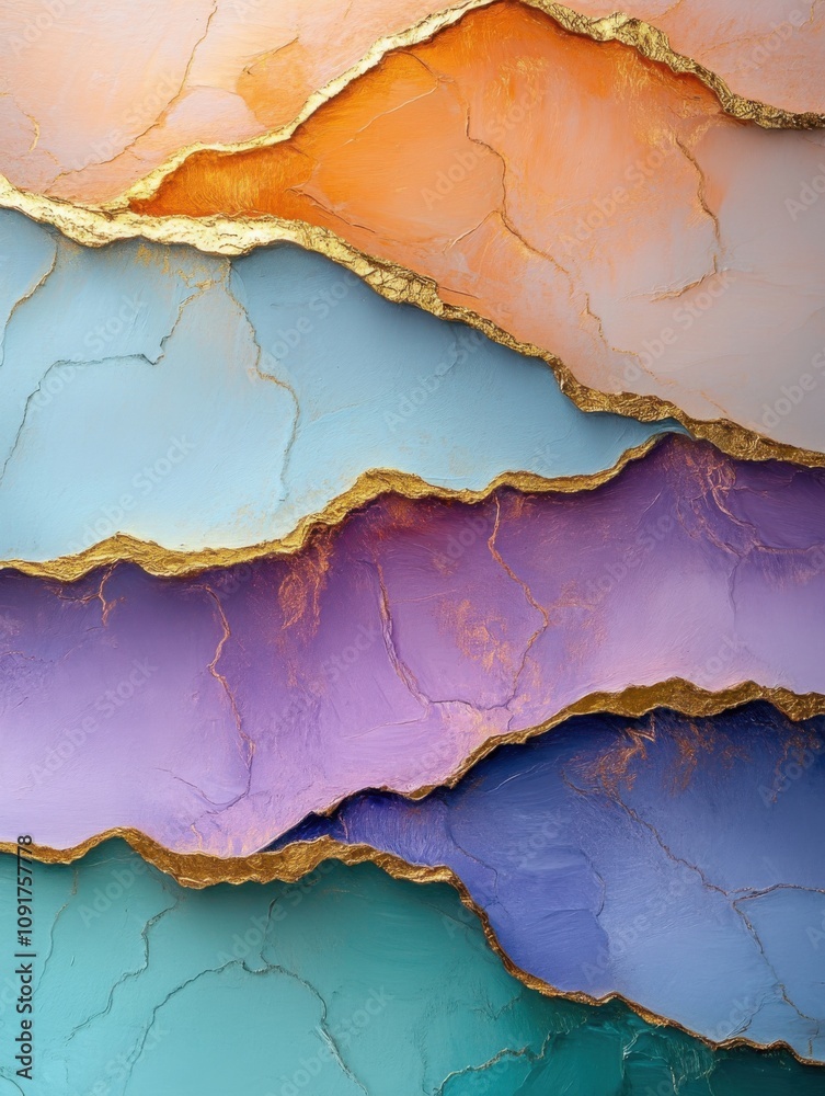 Fototapeta premium Many different colors of paint on the surface of a wall