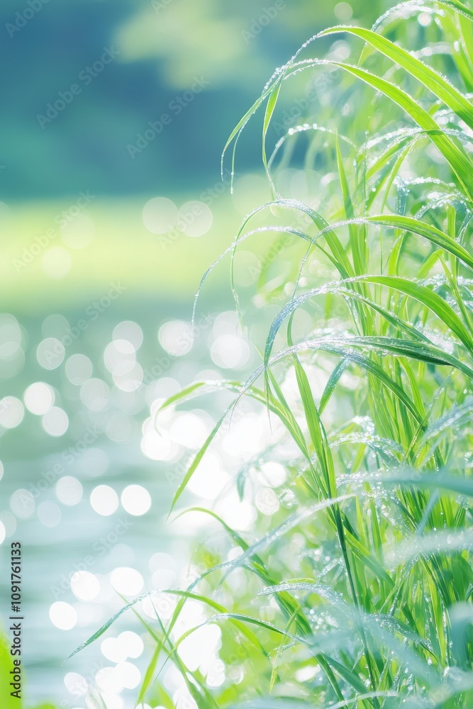 Obraz premium green grass background