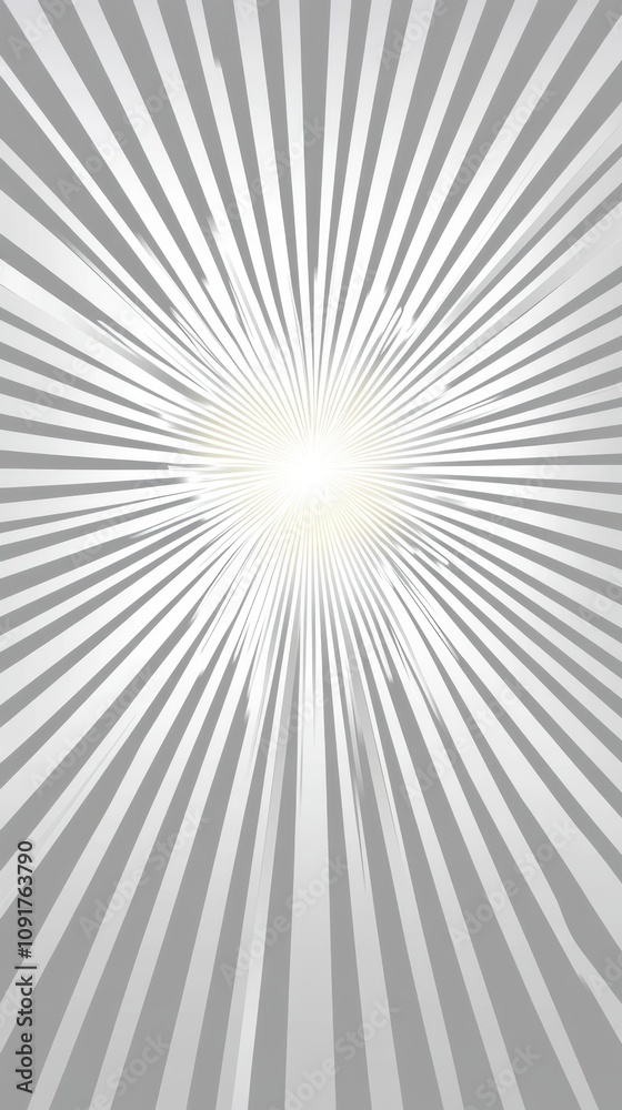 Obraz premium a white ray burst background with a sun