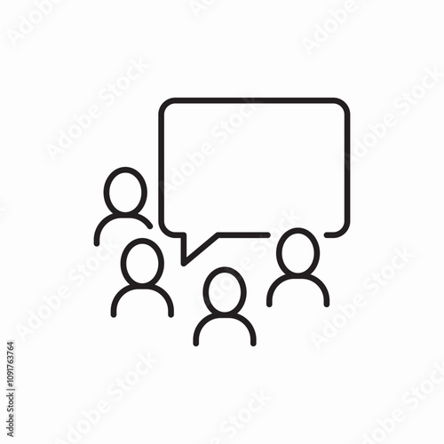 conversation bubble icon sign vector