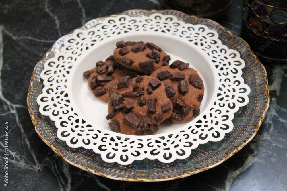 Fototapeta premium chocolate chip cookies