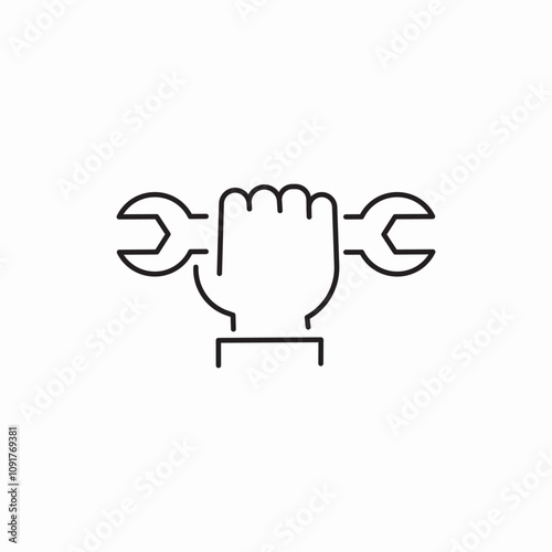 master tool icon sign vector