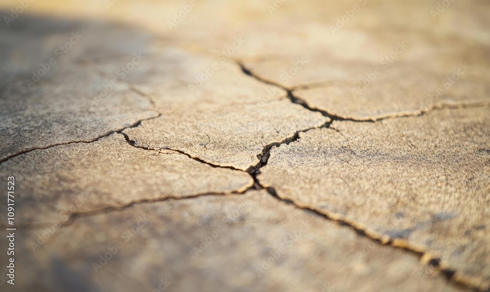 Obraz premium Close up of rough concrete surface with exposed rebar and cracks