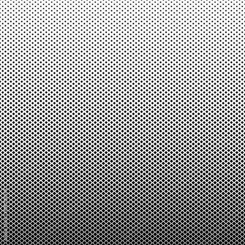 Square pattern background - black and white abstract vector illustration