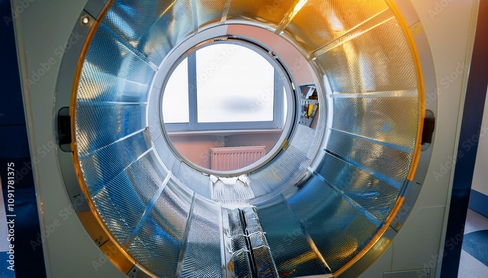 Fototapeta premium 인체의 데이터를 수집하는 CT MRI 스캐너 의료장비