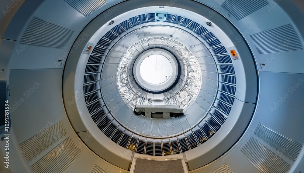 Fototapeta premium 인체의 데이터를 수집하는 CT MRI 스캐너 의료장비