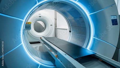 인체의 데이터를 수집하는 CT MRI 스캐너 의료장비