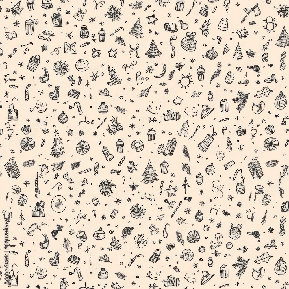 Fototapeta premium seamless pattern with flowers