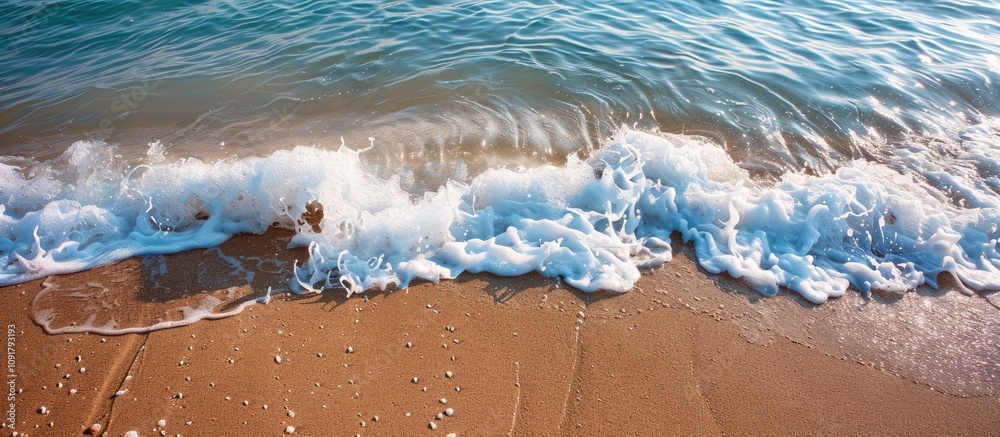 Fototapeta premium Ocean Wave on the Shoreline