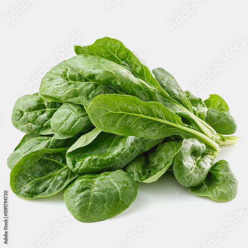 Fresh and Vibrant Spinach Leaves Piled Together, Perfect for Nutrient-Rich Salads, Smoothies, and Delicious Cooking Recipes for Health-Conscious Individuals