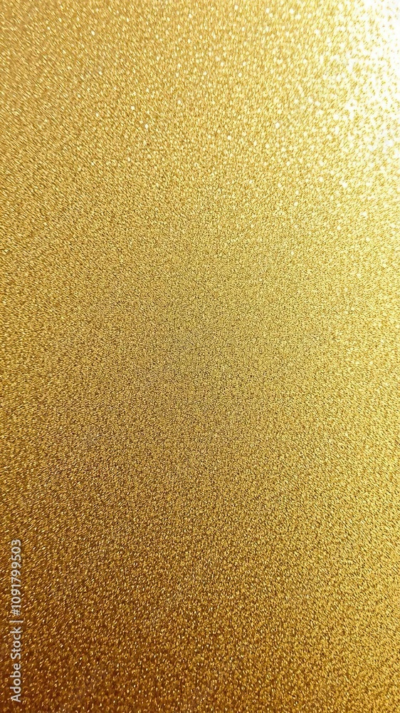 Fototapeta premium Gold glitter swirling pattern on a shiny surface, celebration, abstract, elegant