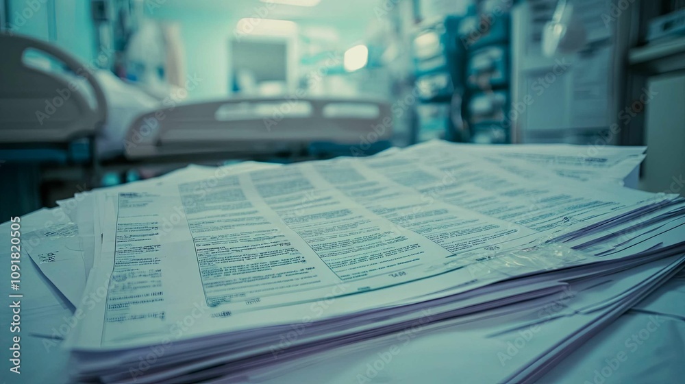 Obraz premium Blood test results display on a digital screen, reflecting the importance of accurate medical diagnostics and patient care in modern healthcare settings. 