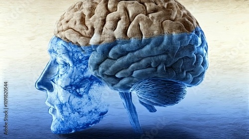 Brain scan displaying patterns indicative of dementia, illustrating the impact of cognitive decline on neural pathways and the importance of early detection and intervention in neurological health.
