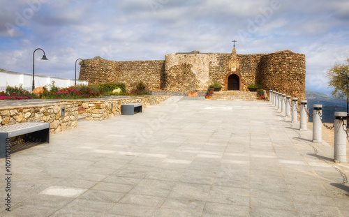 The Ancient Benadalid Castle, of Arab Origin, Made of Stone photo